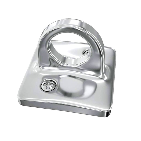 Montour Line Velvet Rope Wall Receiver Polished Stainless RWR01-PS - main